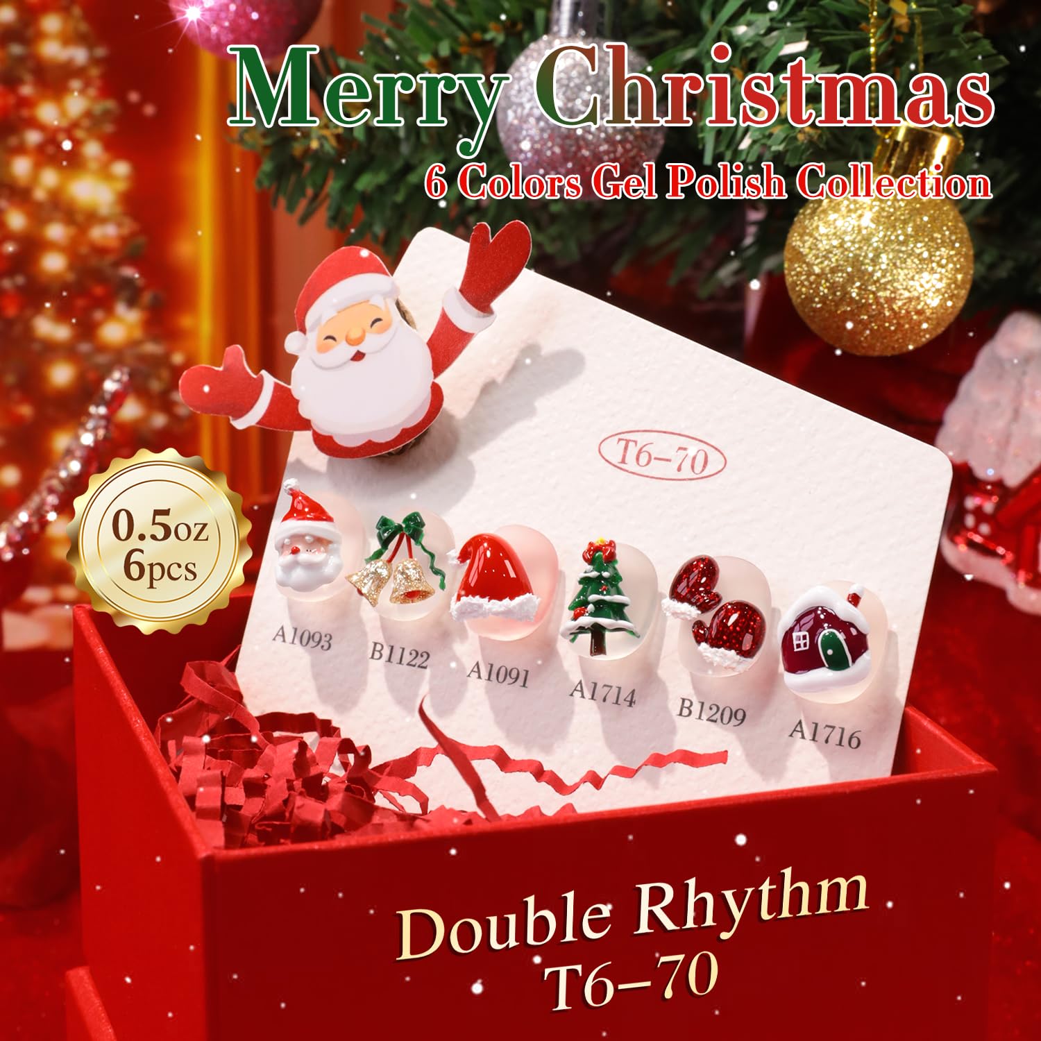 Double Rhythm glitter burgundy gel polish 15ml depicts rich burgundy sparkle