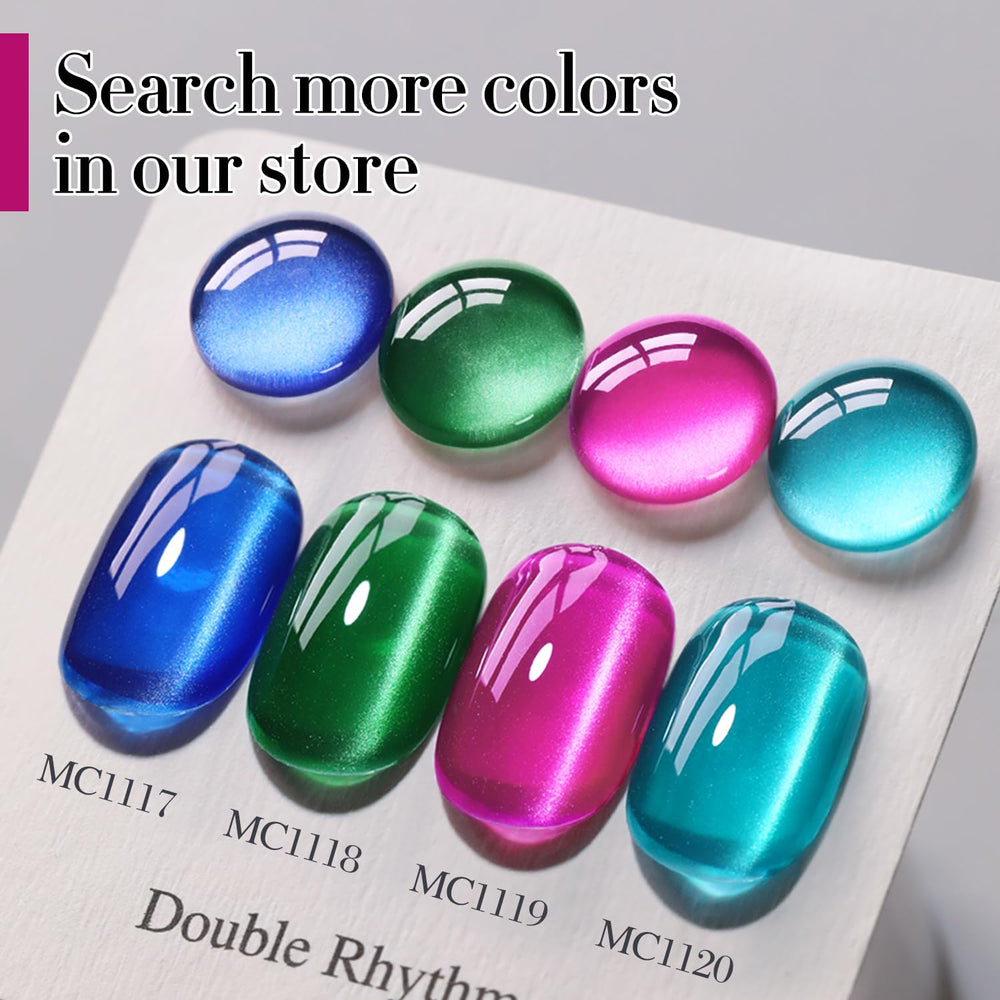 Double Rhythm Gift Pack Gel Nail Polish 15ml ideal for birthdays and holidays.