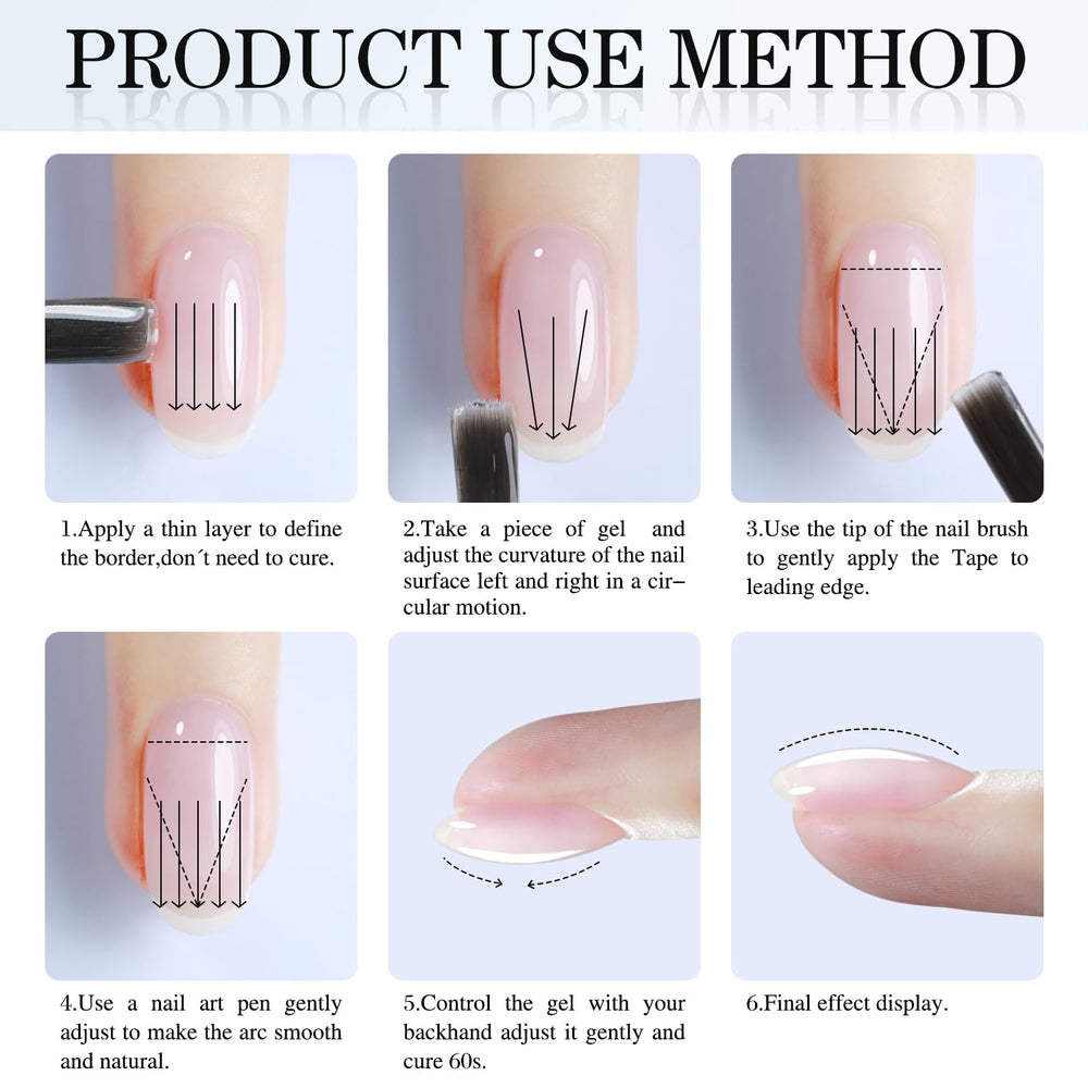 Double Rhythm gift-ready nail art kit with nude pink gel