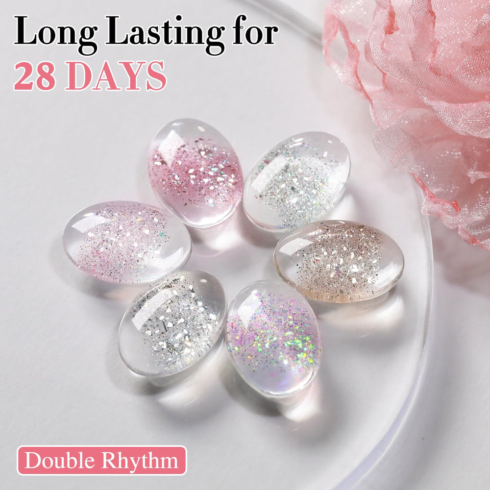 Double Rhythm gift-ready nail polish set for celebrations.
