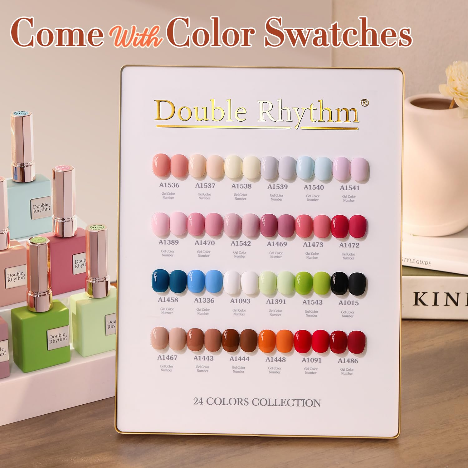 Gift-ready packaging for Double Rhythm gel polish set.