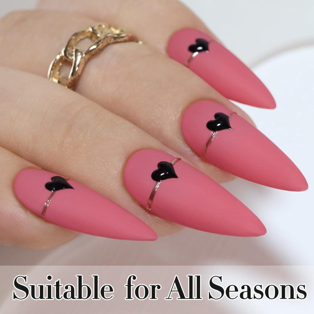 Gift-ready Double Rhythm rose pink nail polish set for nail art lovers