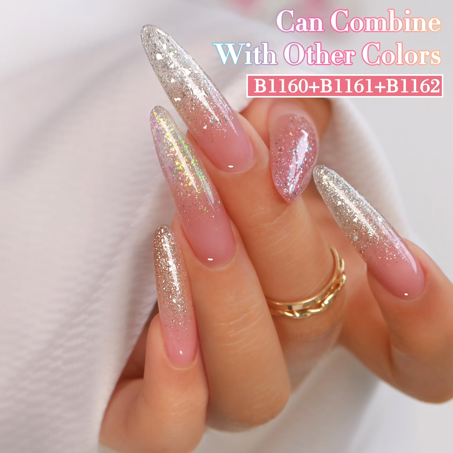 Double Rhythm Pink B1161 swirl effect hints shimmering color