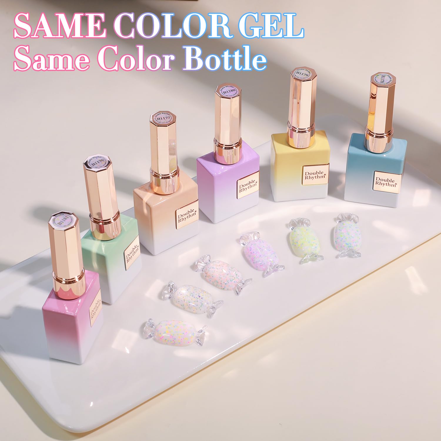 Display board featuring color swatches for easy color choice