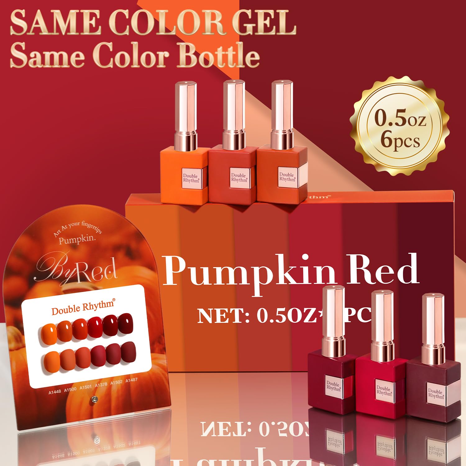 Double Rhythm glitter shimmer finish adds brilliant sparkle and smooth coverage to nails.