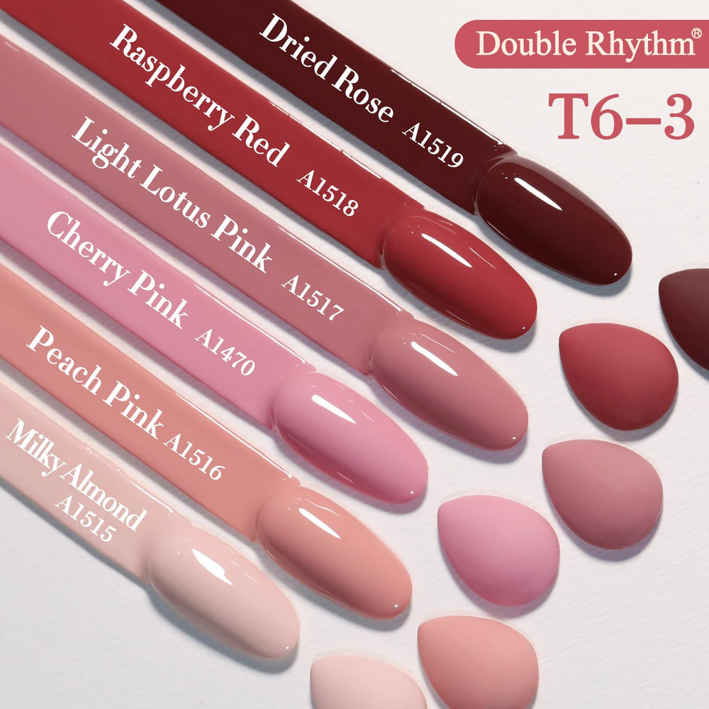 Double Rhythm glitter shimmer gel polish creates radiant manicure results.