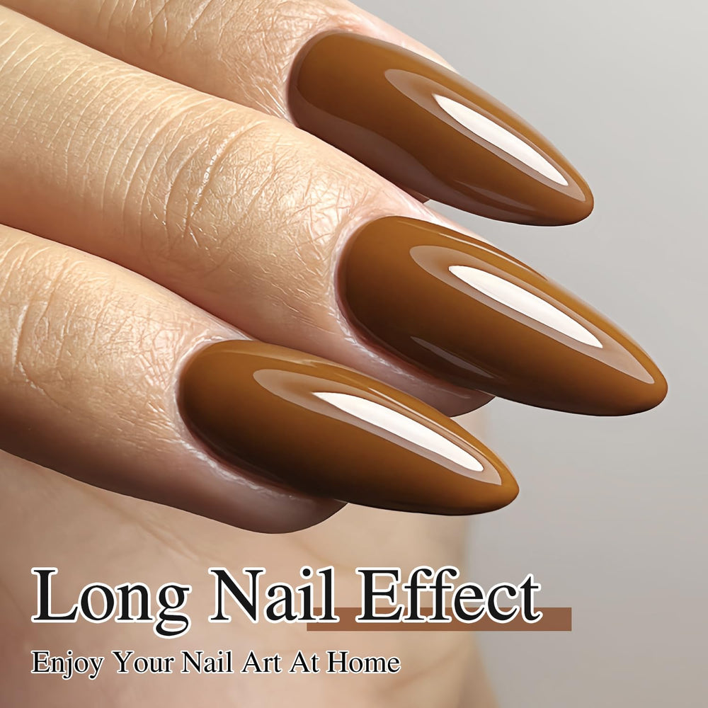 Double Rhythm high gloss finish enhances manicure brilliance.