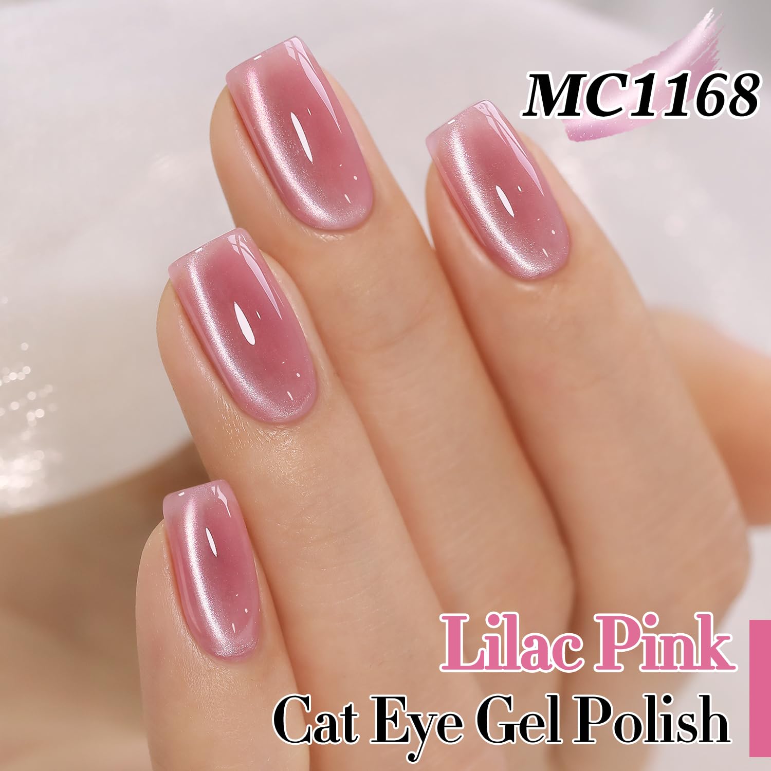 Double Rhythm holographic glitter closeup highlights radiant sparkle on gel