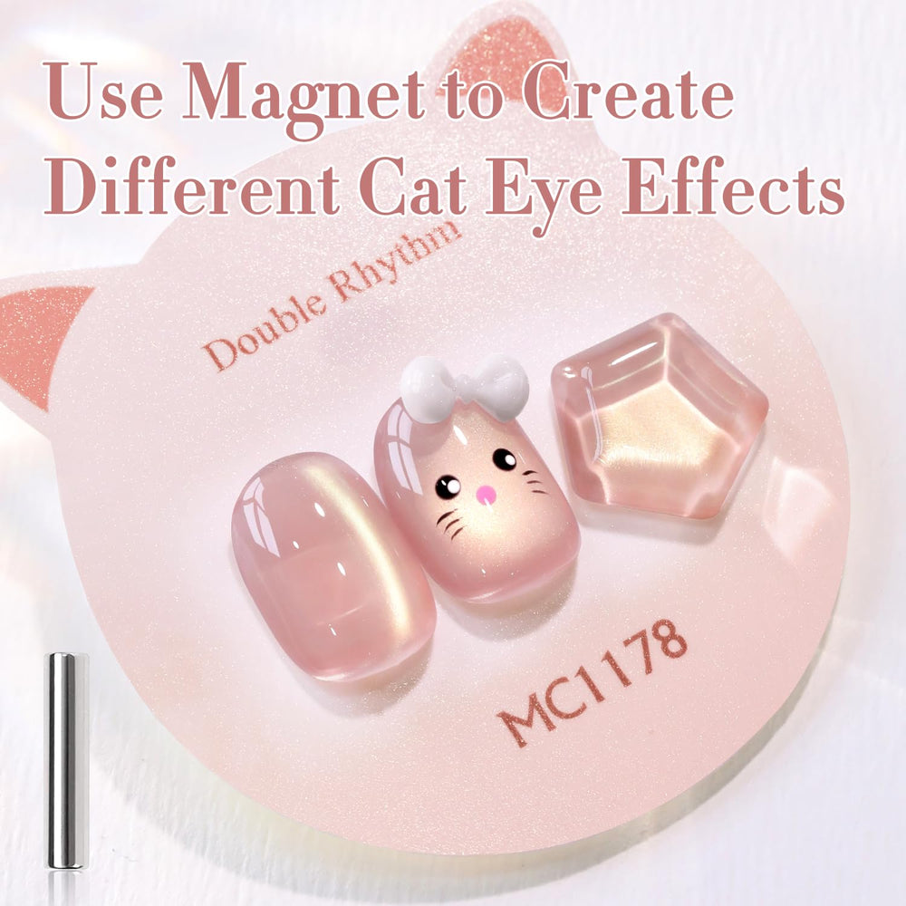 Holographic glitter shimmer from Double Rhythm adds depth and sparkle