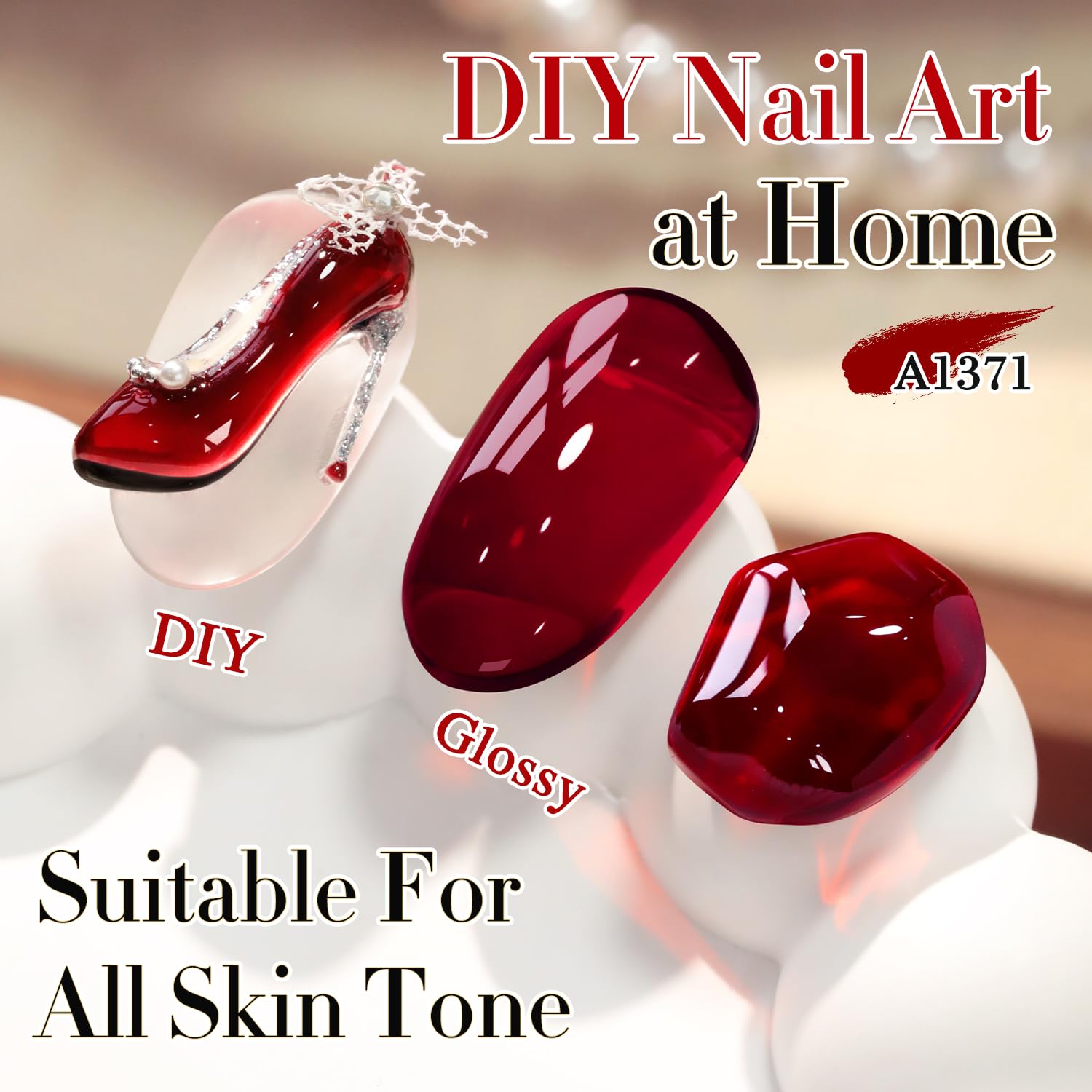 Double Rhythm jelly gel polish close-up highlights milky texture and easy application.