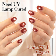 Base color swatch showing translucent jelly shade with Double Rhythm polish