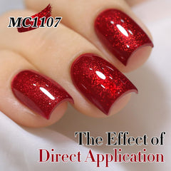 Double Rhythm jelly glass swatches show base color variety for creative nail art options