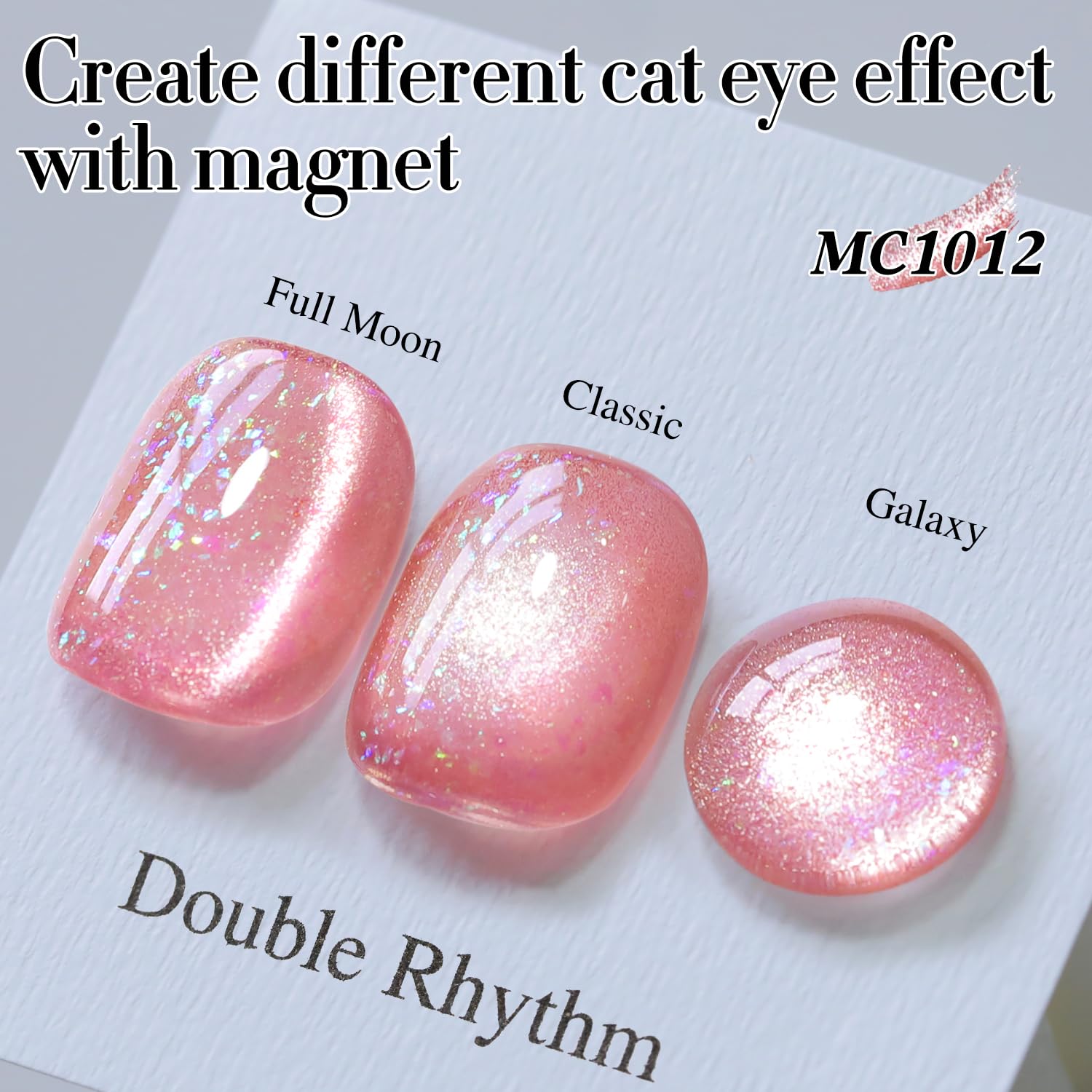 Double Rhythm jelly translucent color provides subtle base for versatile looks