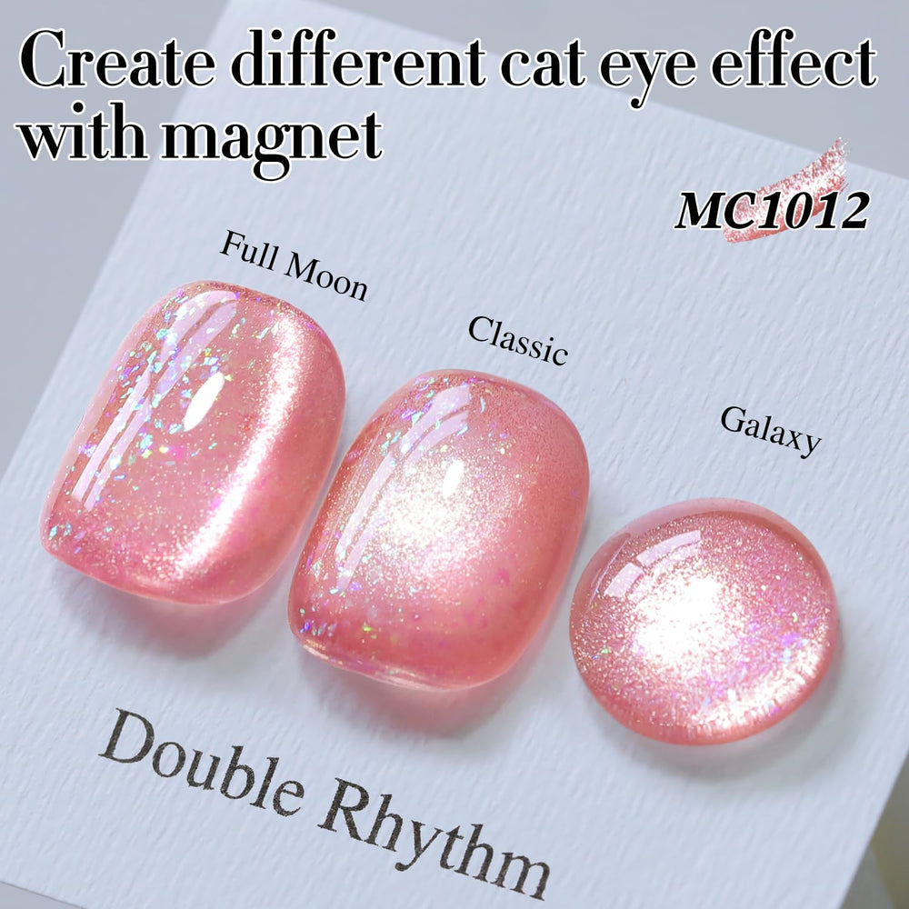 Double Rhythm jelly translucent color provides subtle base for versatile looks