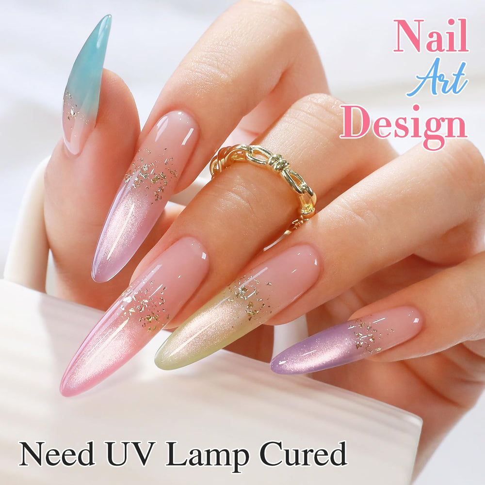 Double Rhythm LED/UV cure compatible for quick at-home manicures.