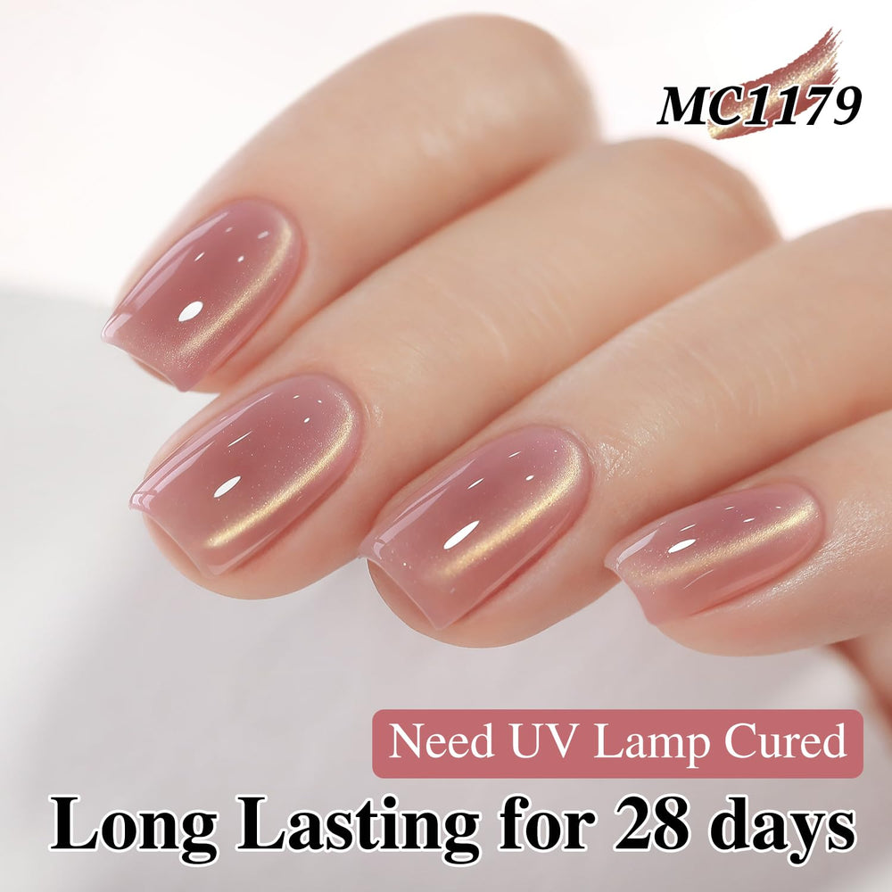 Double Rhythm LED UV curing session demonstrating quick gel set