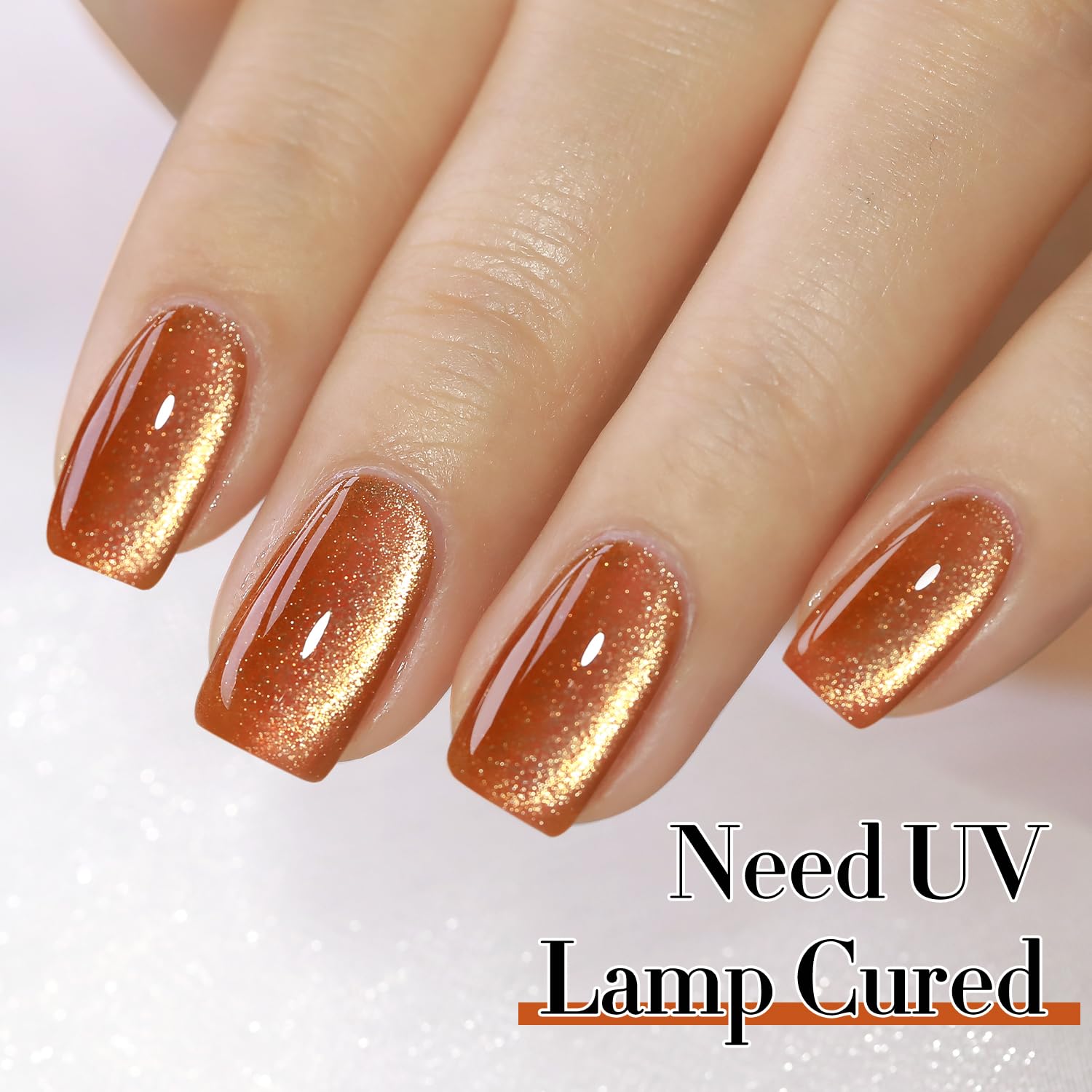 LED/UV curing step for Double Rhythm gel polish results.