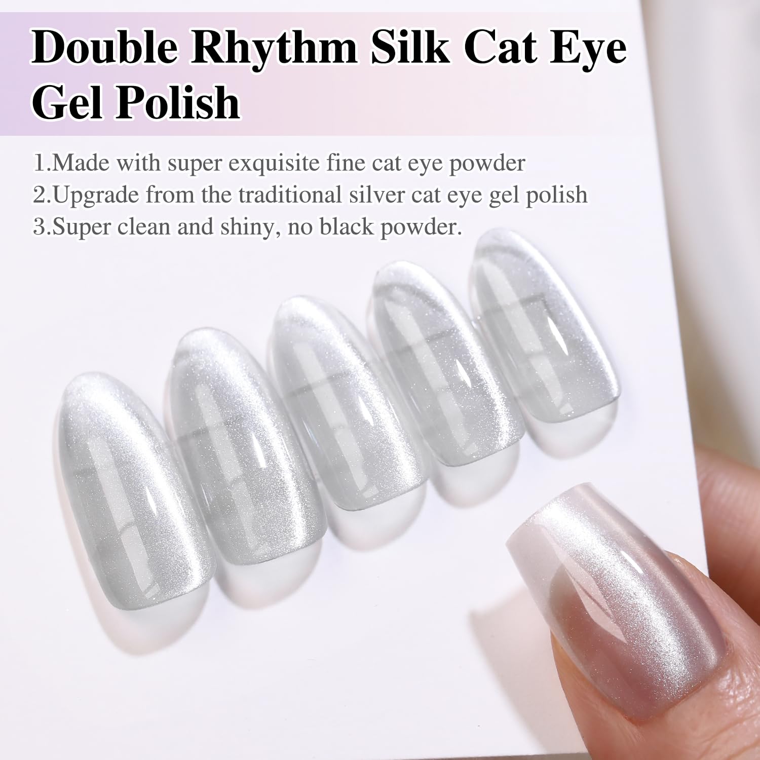 Double Rhythm LED/UV curing compatibility for fast salon-like finishes.