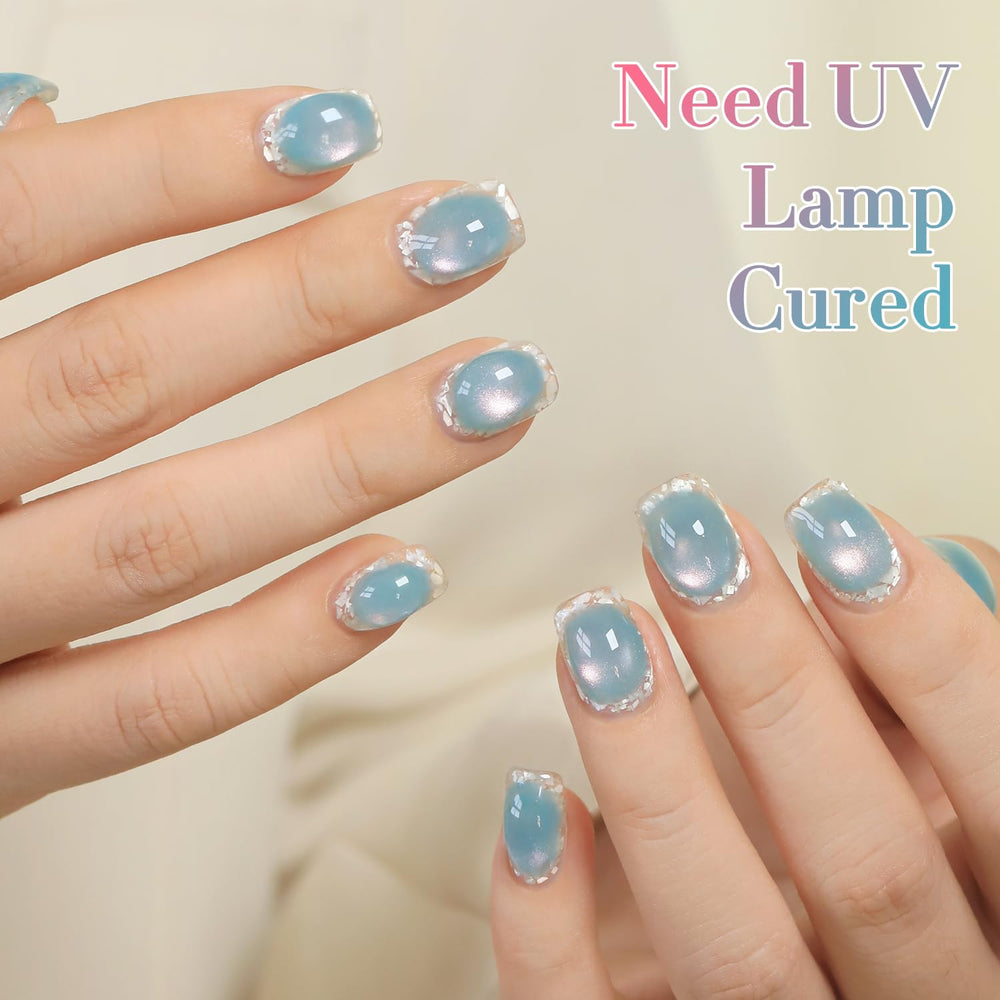 LED/UV lamp curing scene demonstrates quick 60–120 second set for nails.