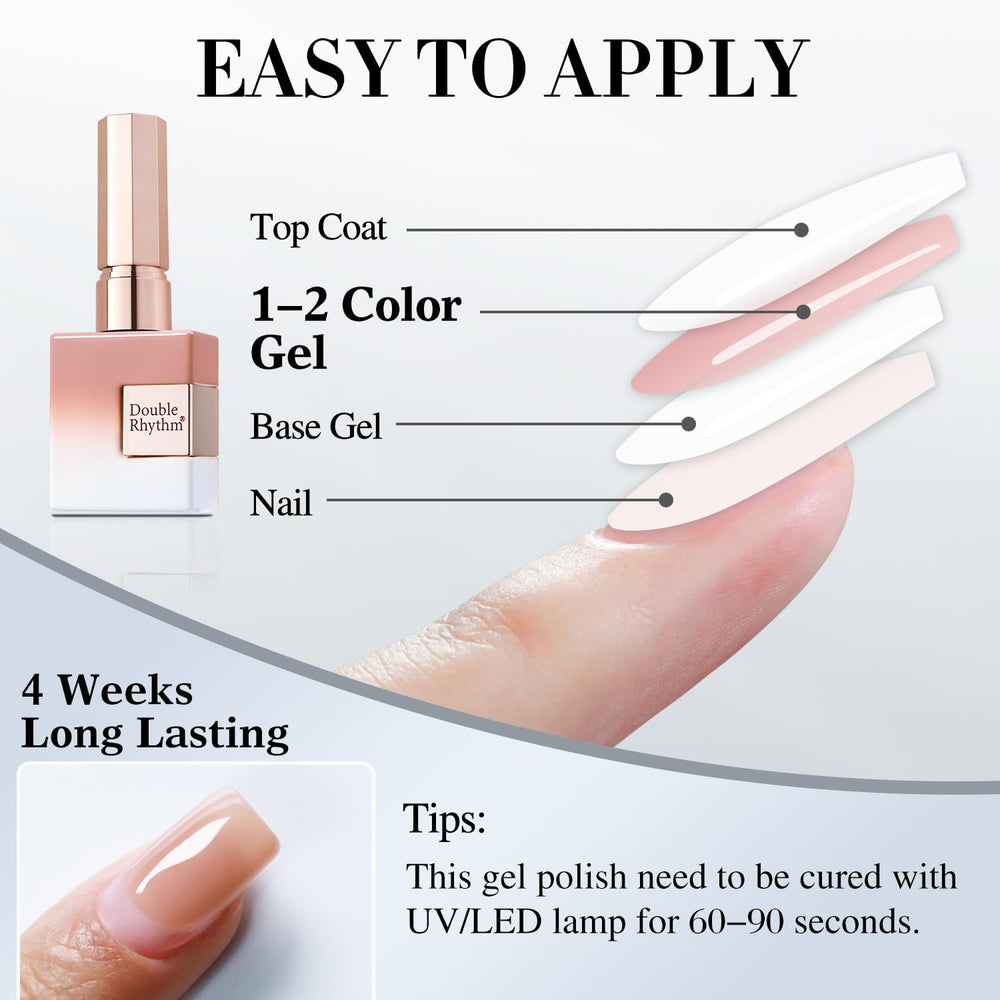Double Rhythm healthy formula with low odor for safe nails