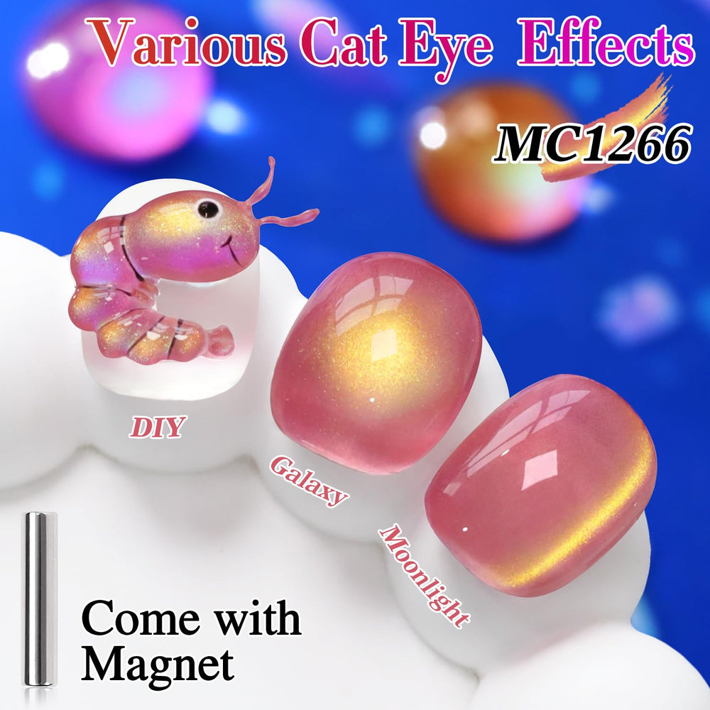 Double Rhythm magnetic swirl polish creates shifting effects with magnet