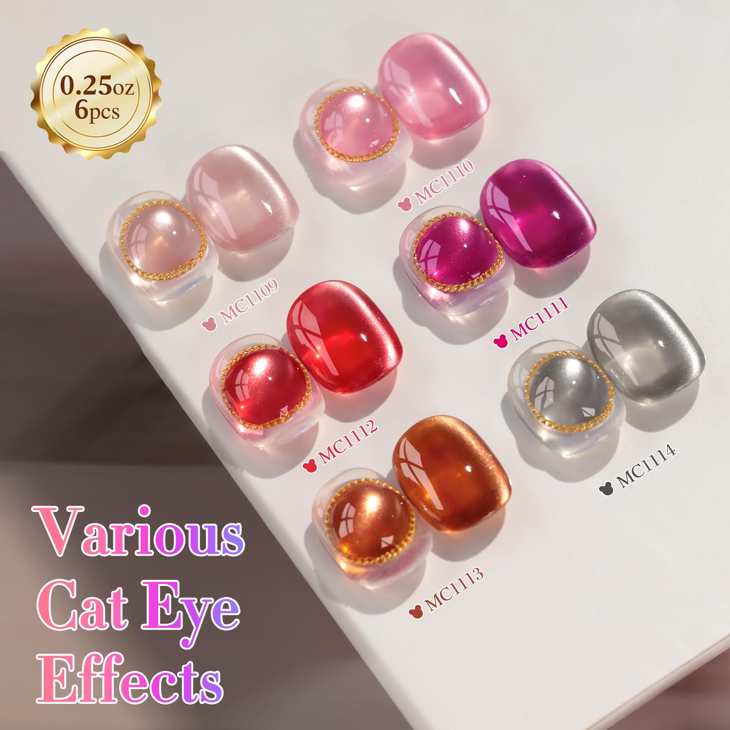 Double Rhythm magnetic tool creates dramatic cat-eye effects