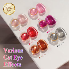 Double Rhythm magnetic tool creates dramatic cat-eye effects