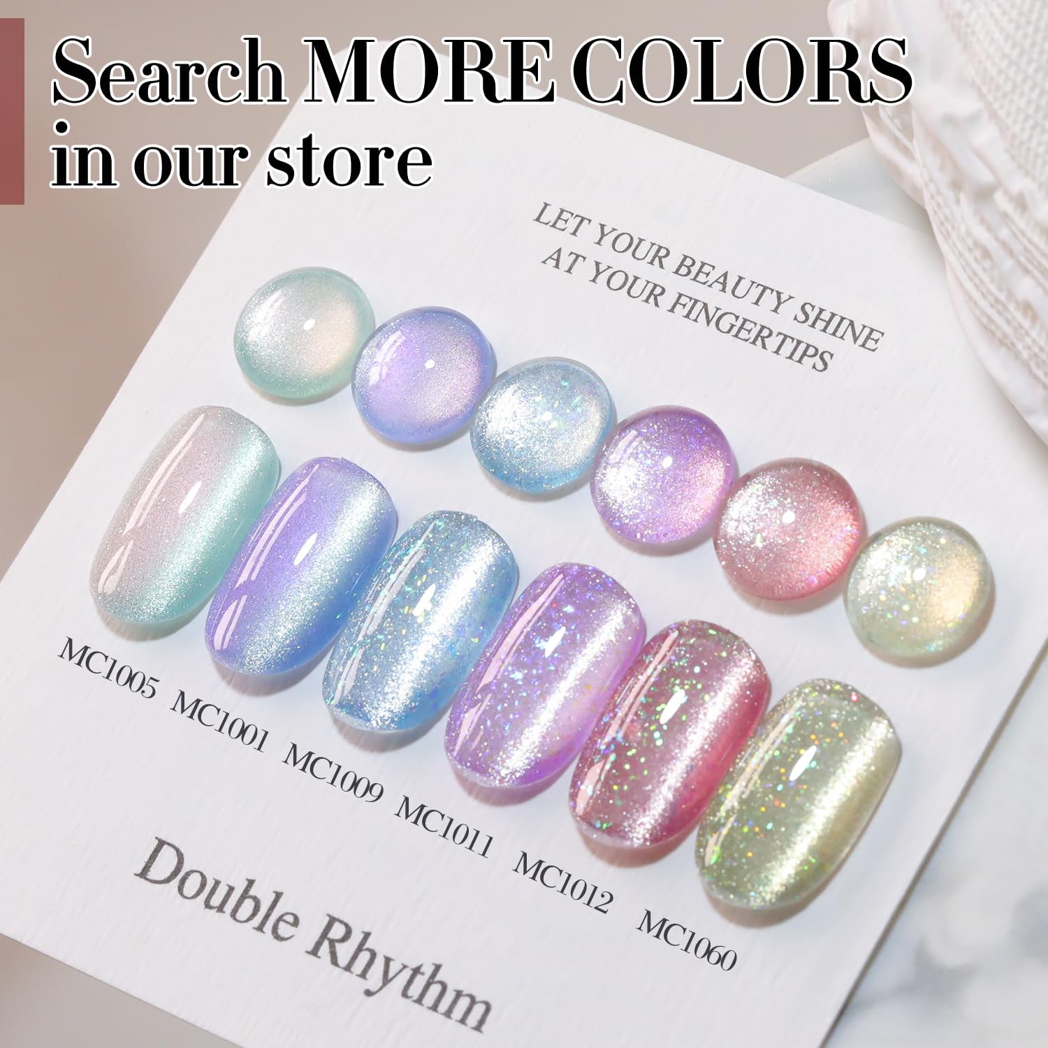 Double Rhythm magnetic tool enables creating cat eye effect at home