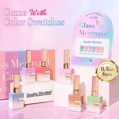Double Rhythm Mermaid Pink swatches show true color accuracy.