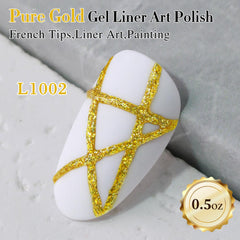Double Rhythm metallic bronze gel bottle for at home nail art.