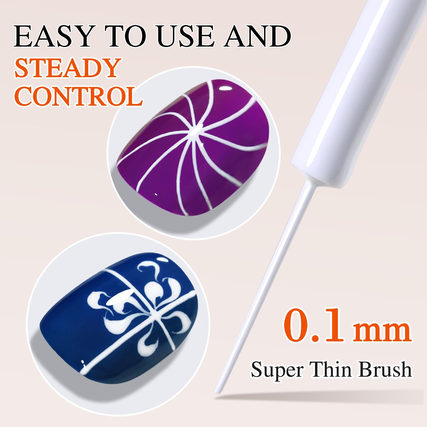Double Rhythm metallic chrome gel pigment for bold chrome stripes