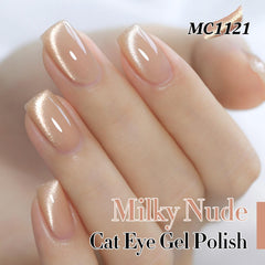 Double Rhythm milky nude base swatch to inspire versatile everyday nails.