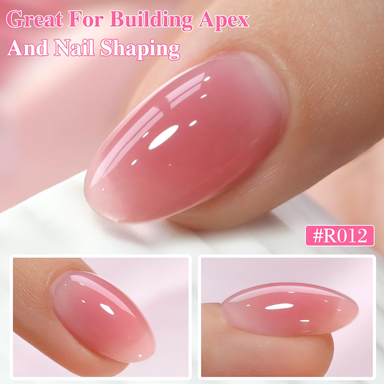 Double Rhythm milky nude pink nail swatch showing smooth coverage for beginners
