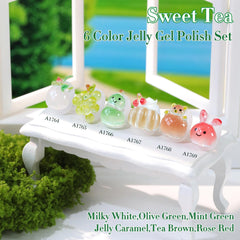 Double Rhythm mint green gel polish ready for quick at-home manicures