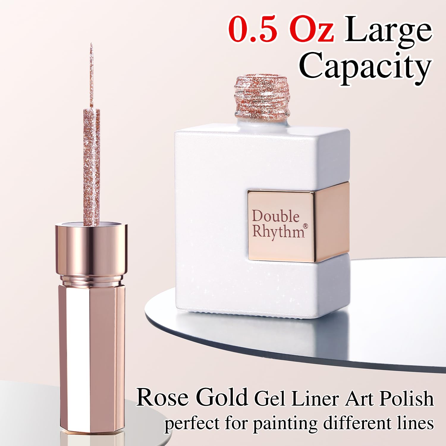 Double Rhythm nail art 3D effect gel for dimensional designs