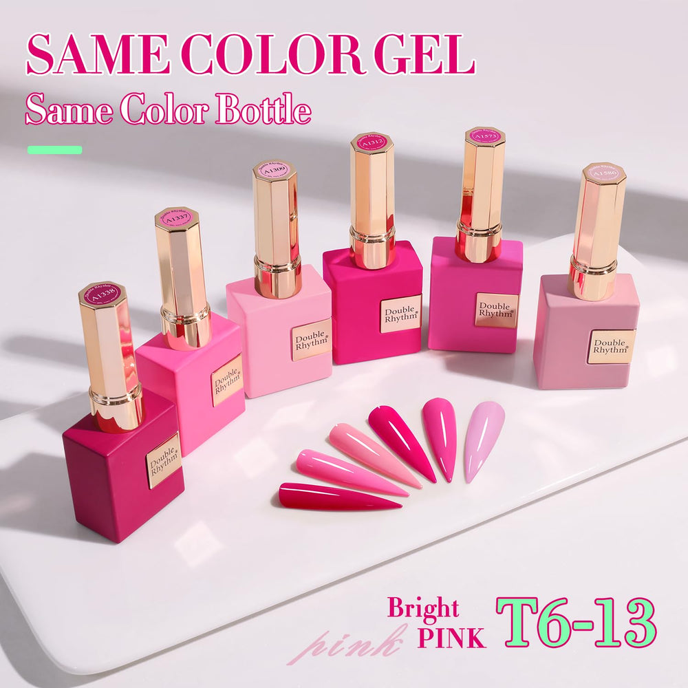 Nail art showcase at home with Double Rhythm collection.