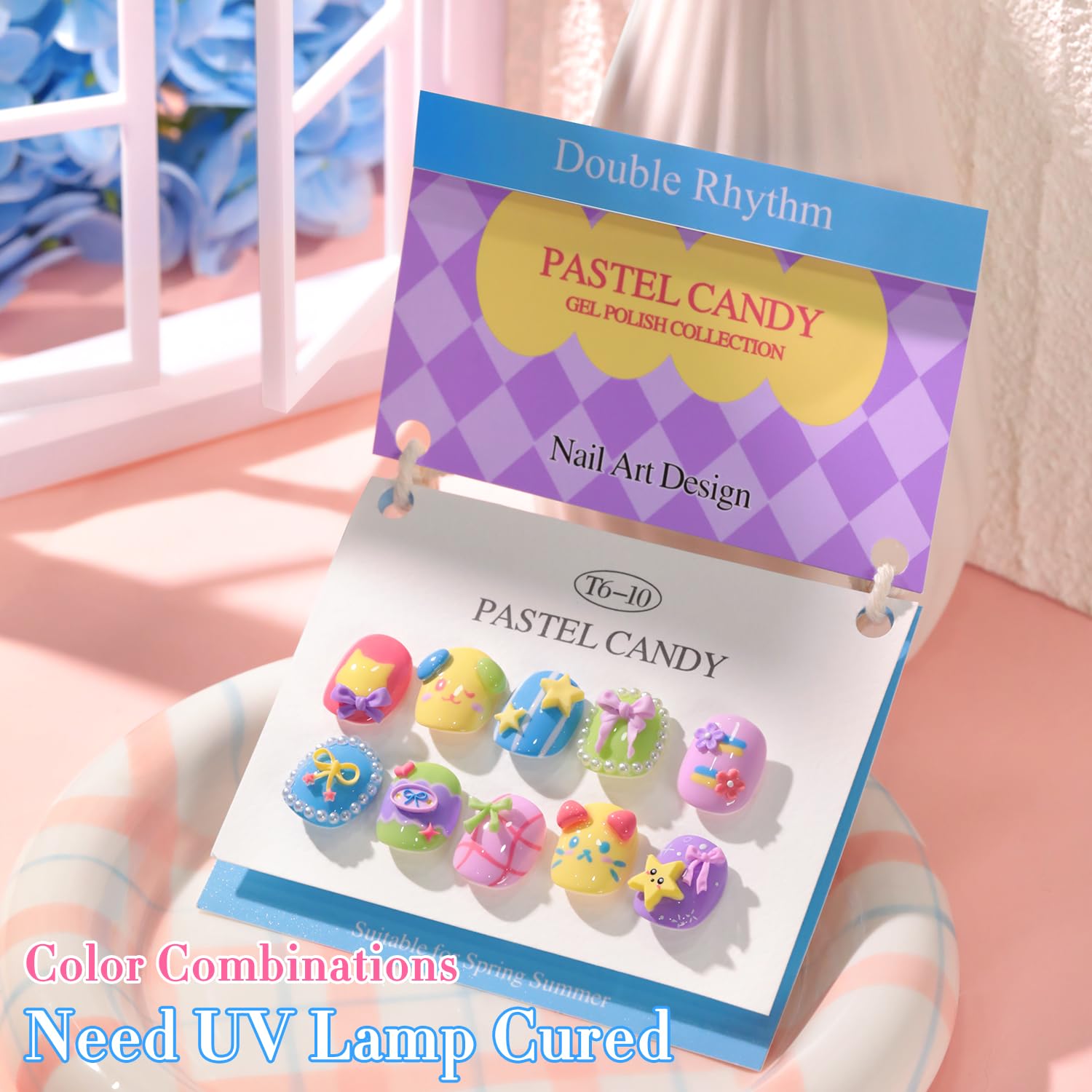 Double Rhythm at-home nail art setup for creative designs