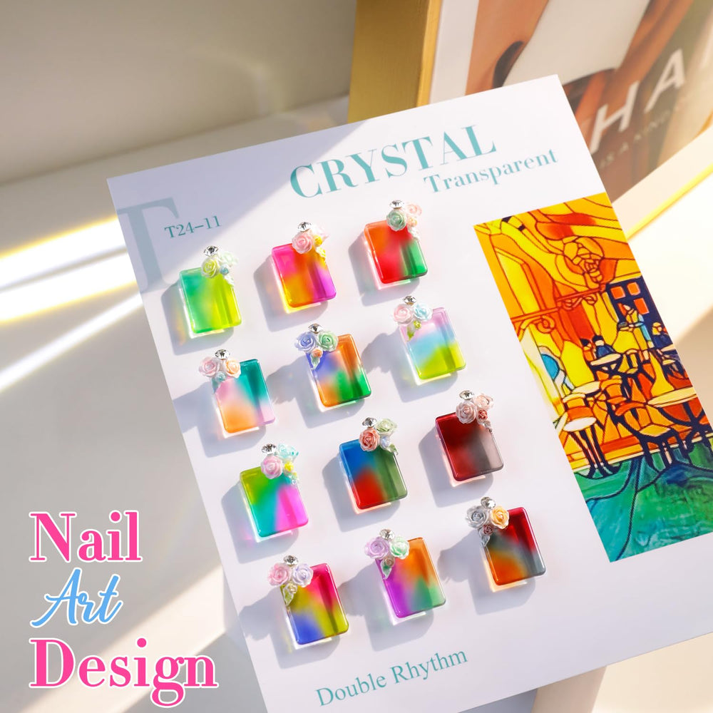 Double Rhythm nail art collection enables creative DIY designs.