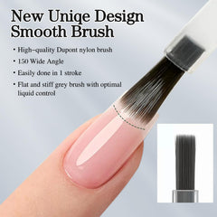 Double Rhythm finish with potential for jewel attachment and nail art.