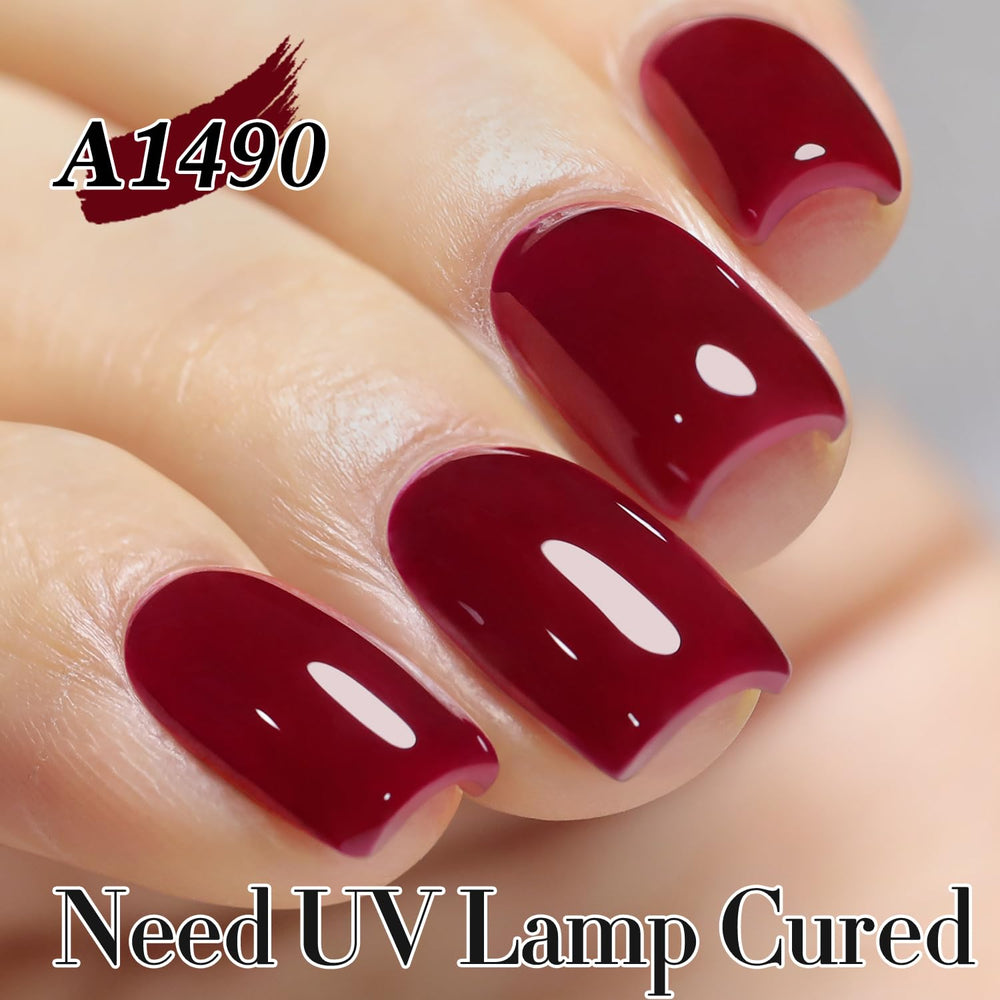 Nail art layering with Double Rhythm jelly polish for depth