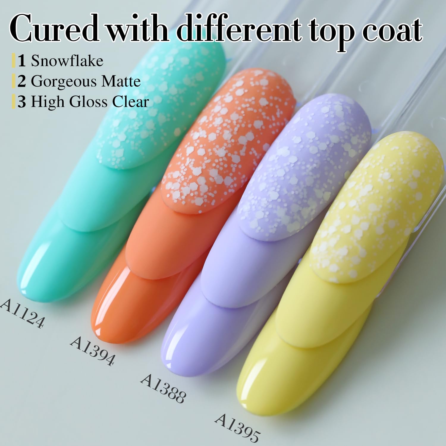 Double Rhythm nail brush applying even gel polish smoothly