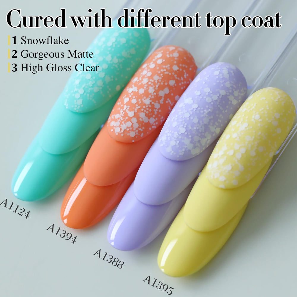Double Rhythm nail brush applying even gel polish smoothly