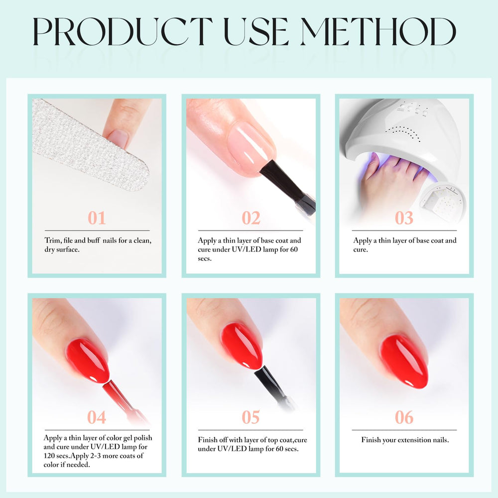 Allergy test reminder for Double Rhythm gel polish before application