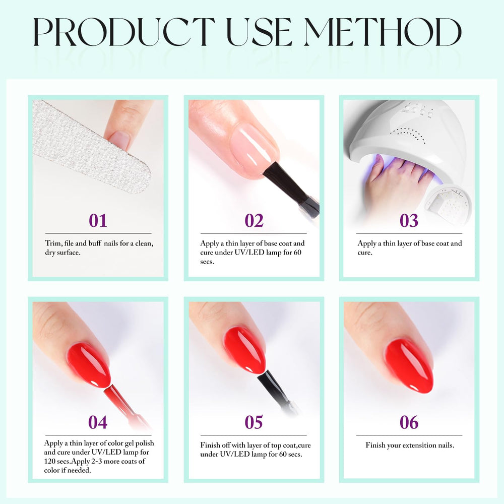 Elegant packaging of Double Rhythm Neon Purple gel polish.