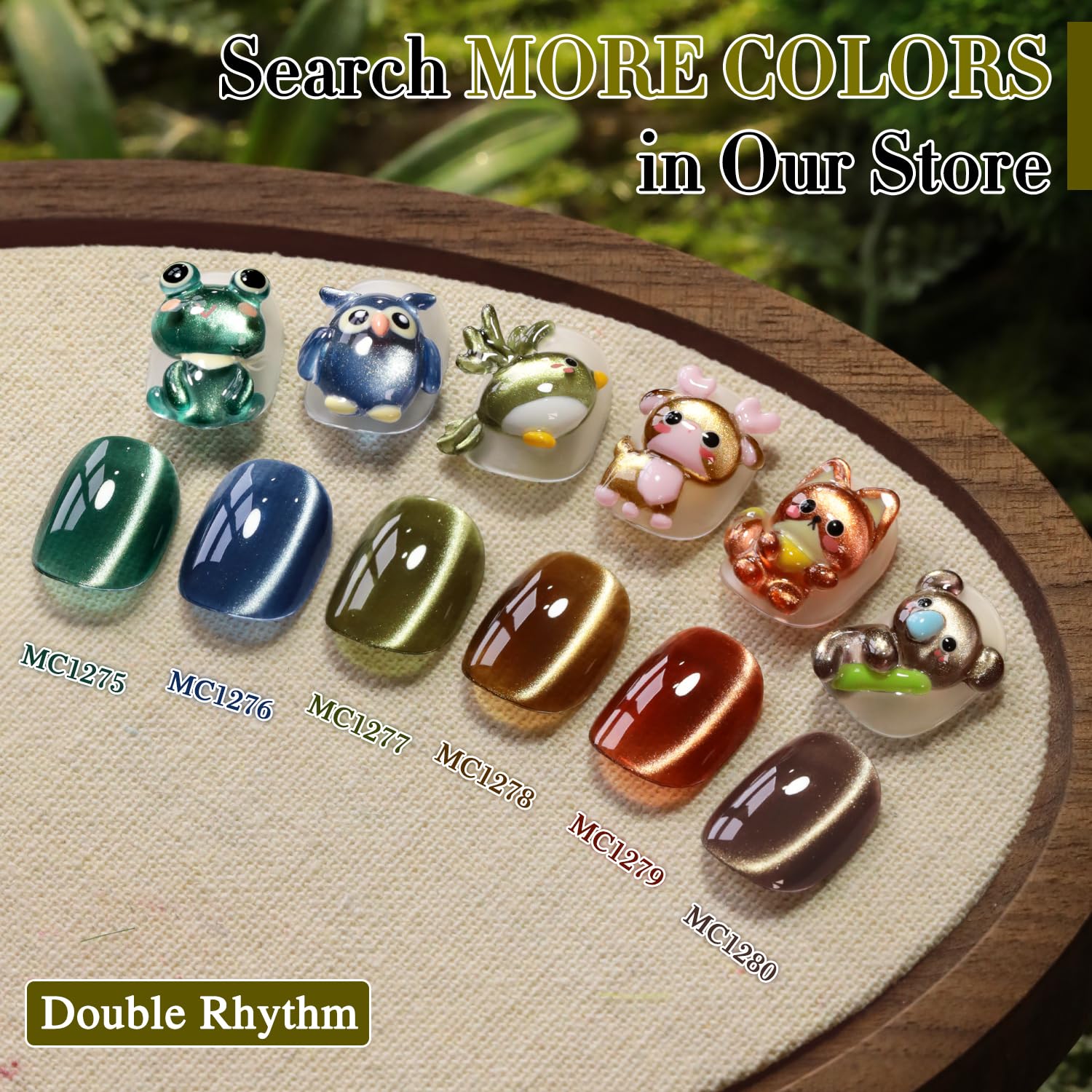 Non-toxic, low-odor Double Rhythm gel polish supports safer at-home manicures.
