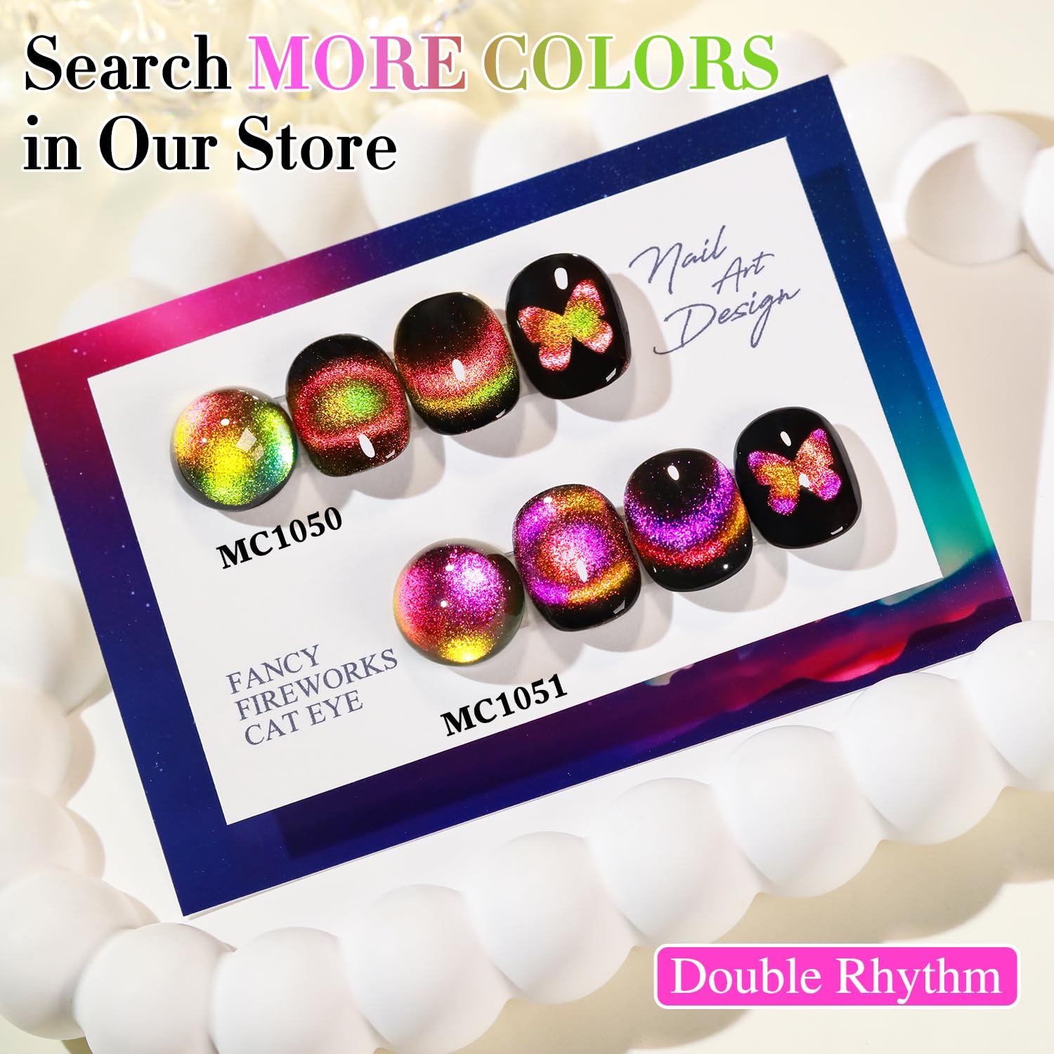 Non-toxic, low-odor formula of Double Rhythm gel polish