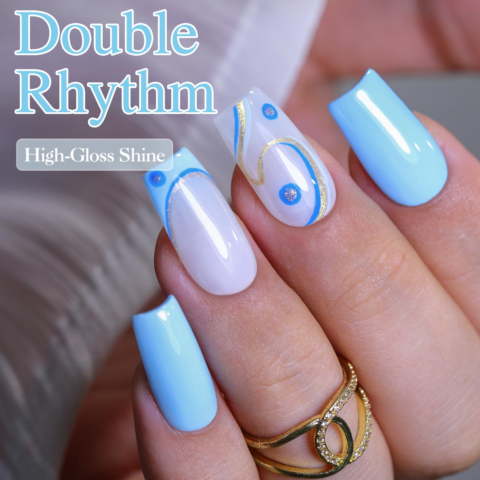Packaging and 15ml bottle highlighting convenient home manicure use