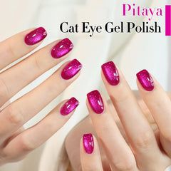 Double Rhythm Pitaya Purple polish close-up reveals translucent sheer color
