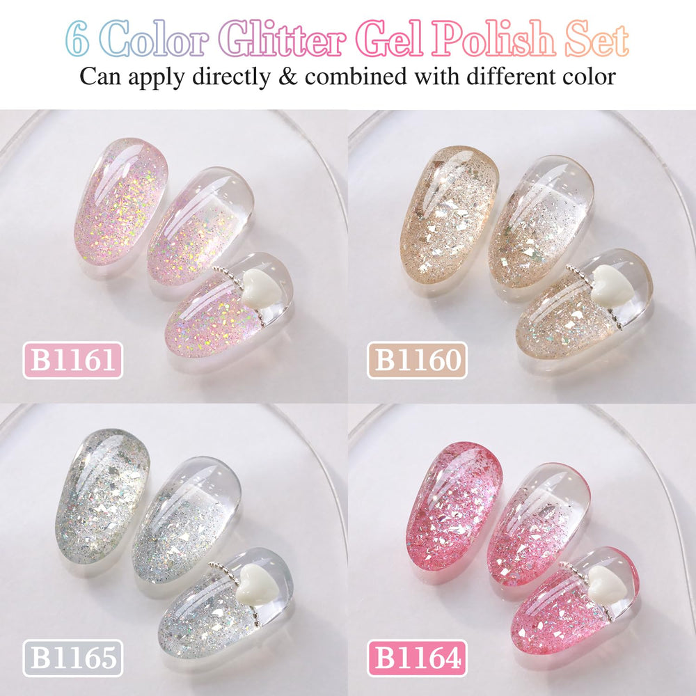 Double Rhythm Rose-T6-35 gel polish bottle with pink sparkle.