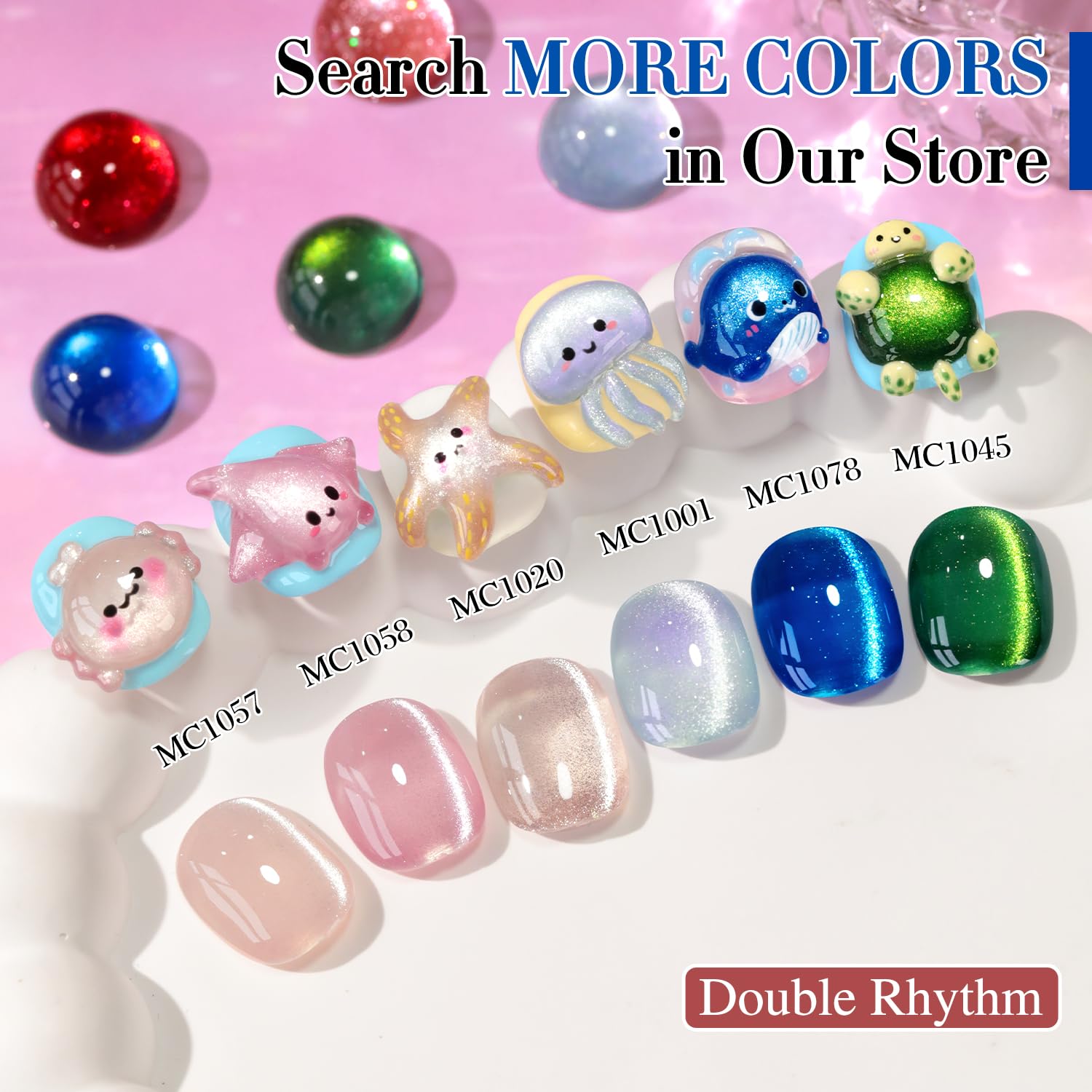 Double Rhythm non-toxic, low-odor formula keeps nails safe and comfortable.